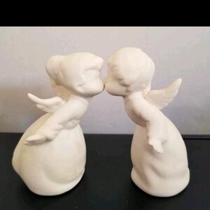 Charming Cream Angel Figurines